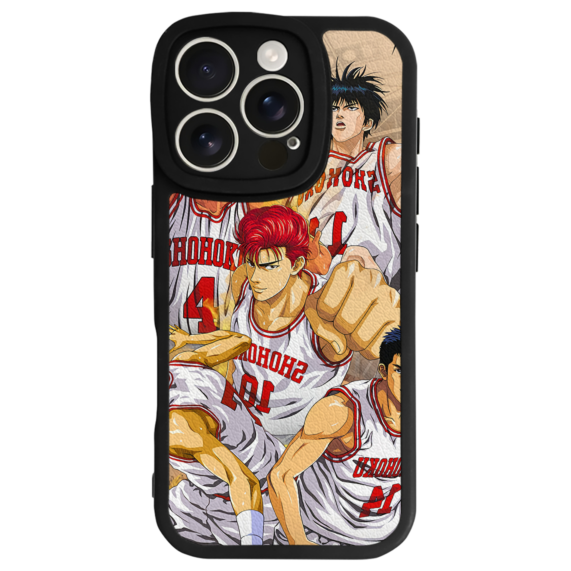 （画像用） SLAM DUNK／スラムダンク 【iPhone 16シリーズ対応】シリコンスマホケース（レザー調） 材質：シリコン